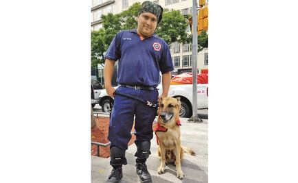 Hacen equipo "Zeus" y bombero en rescate