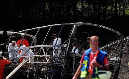 Choque de camión y autobús en Alemania deja 18 muertos 