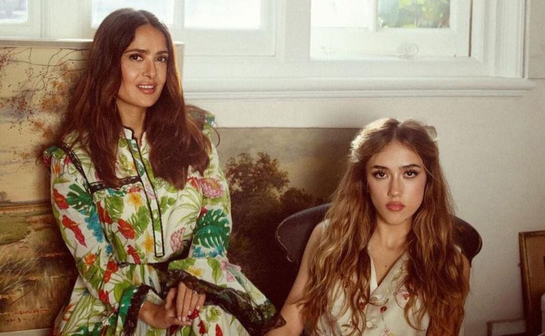 Salma y Valentina. Fuente: Instagram @salmahayek