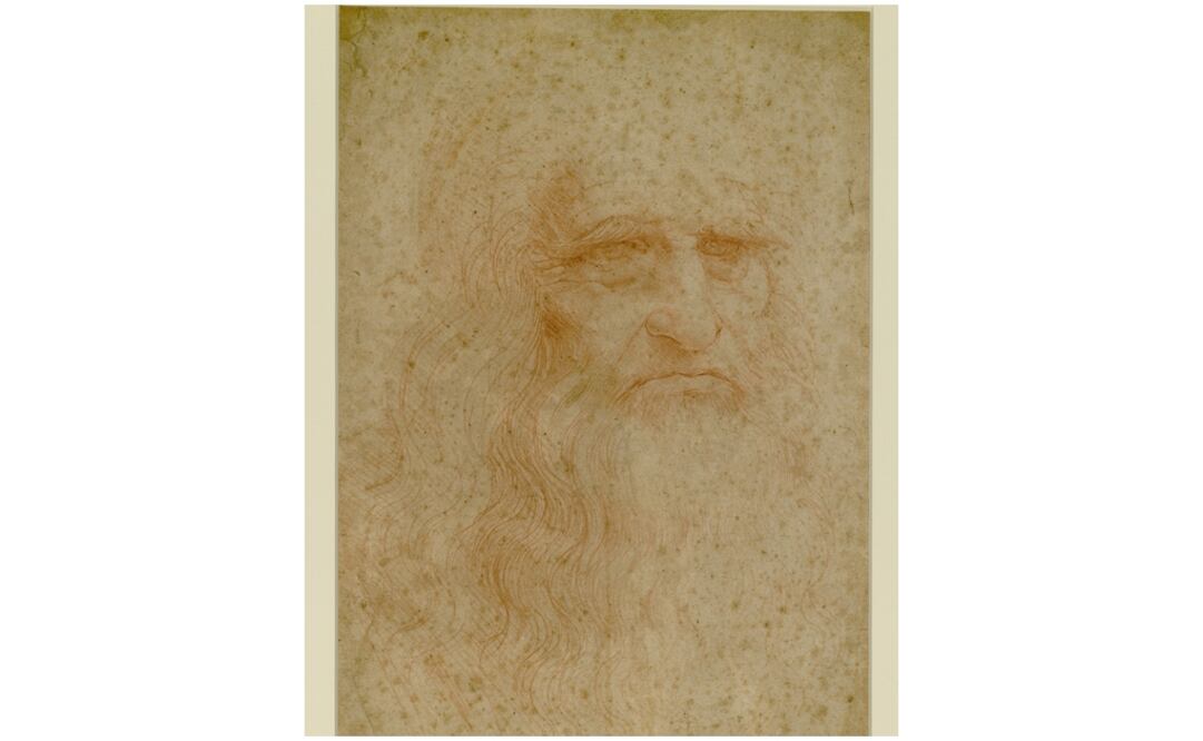 Autorretrato de Leonardo da Vinci. Foto: AP/Italian Ministry of Cultural Heritage and Activities; Biblioteca Reale