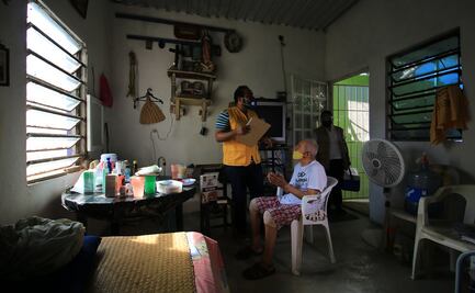 Llevan vacuna antiCovid hasta la casa de adultos mayores en Villahermosa