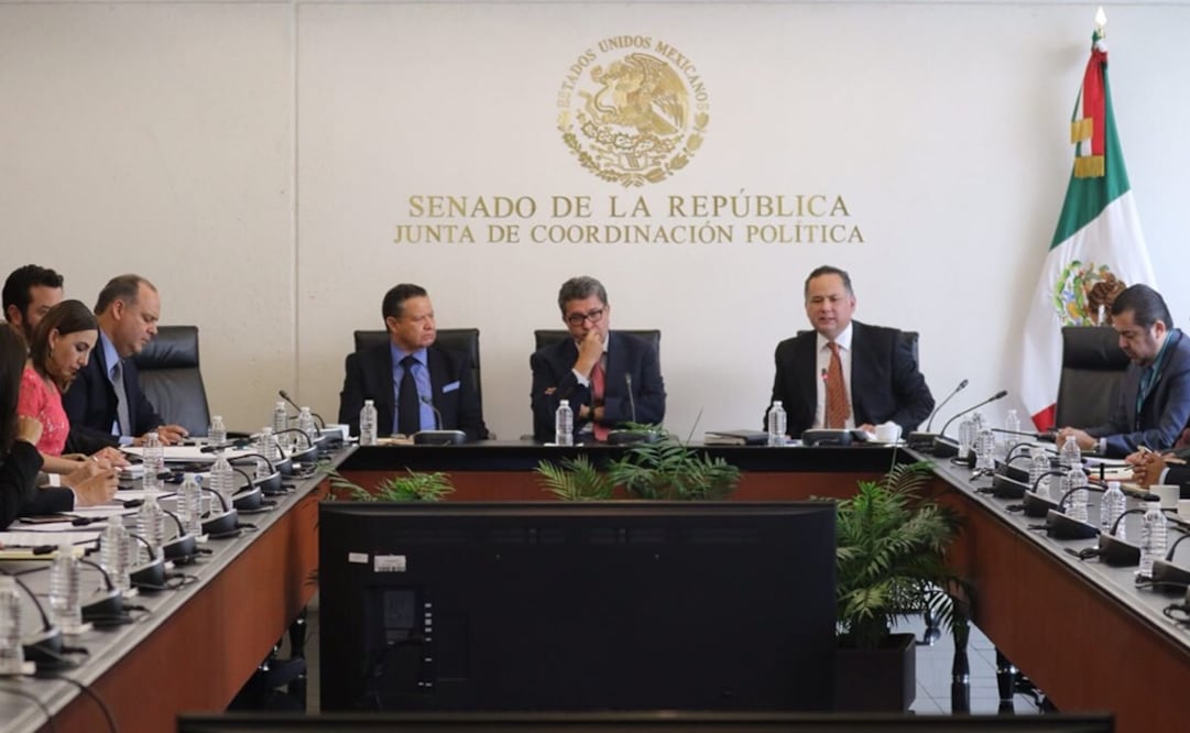 Ricardo Monreal, coordinador en el Senado de Morena . Foto: Twitter @RicardoMonrealA