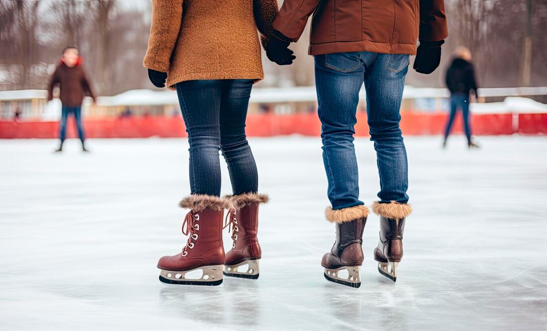 Pistas de hielo en CDMX. Foto: Freepik
