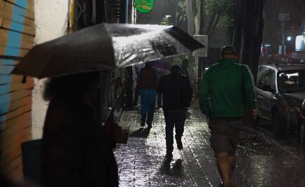 Se registra lluvia ligera en 9 delegaciones de la CDMX
