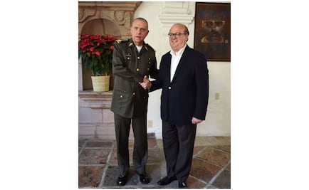 Se reúnen Salvador Cienfuegos y Graco Ramírez en Morelos