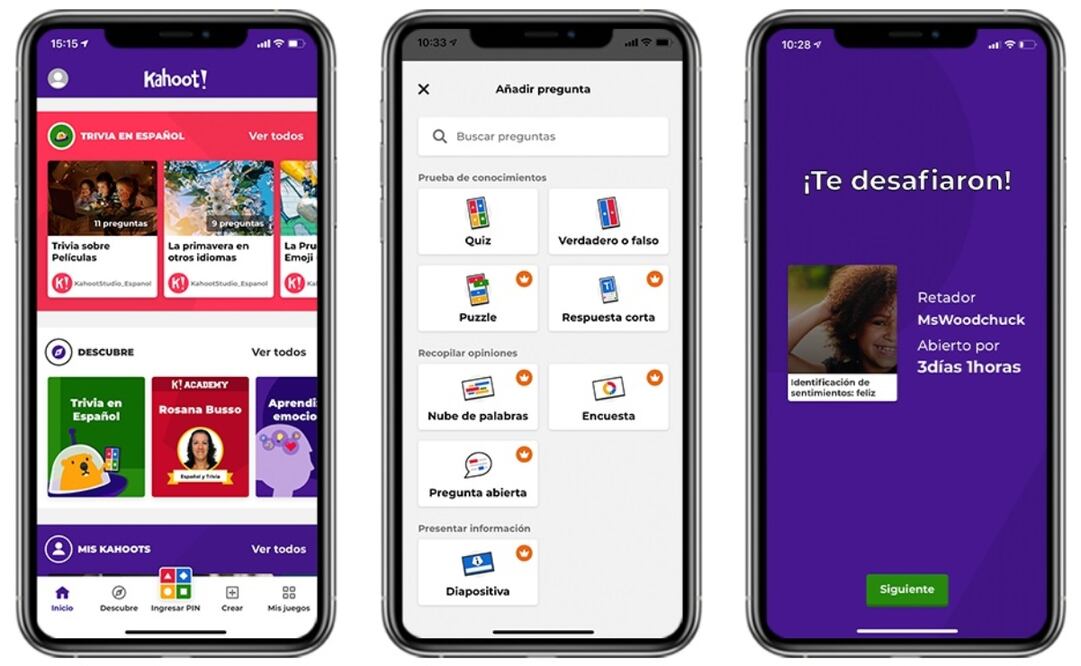 Recientemenye Kahoot! lanzó su aplicación móvil en español.