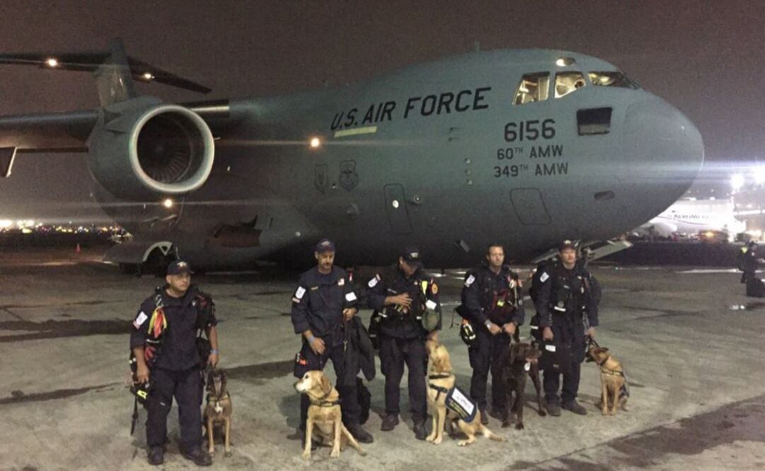 Llega equipo de rescate de Los Ángeles