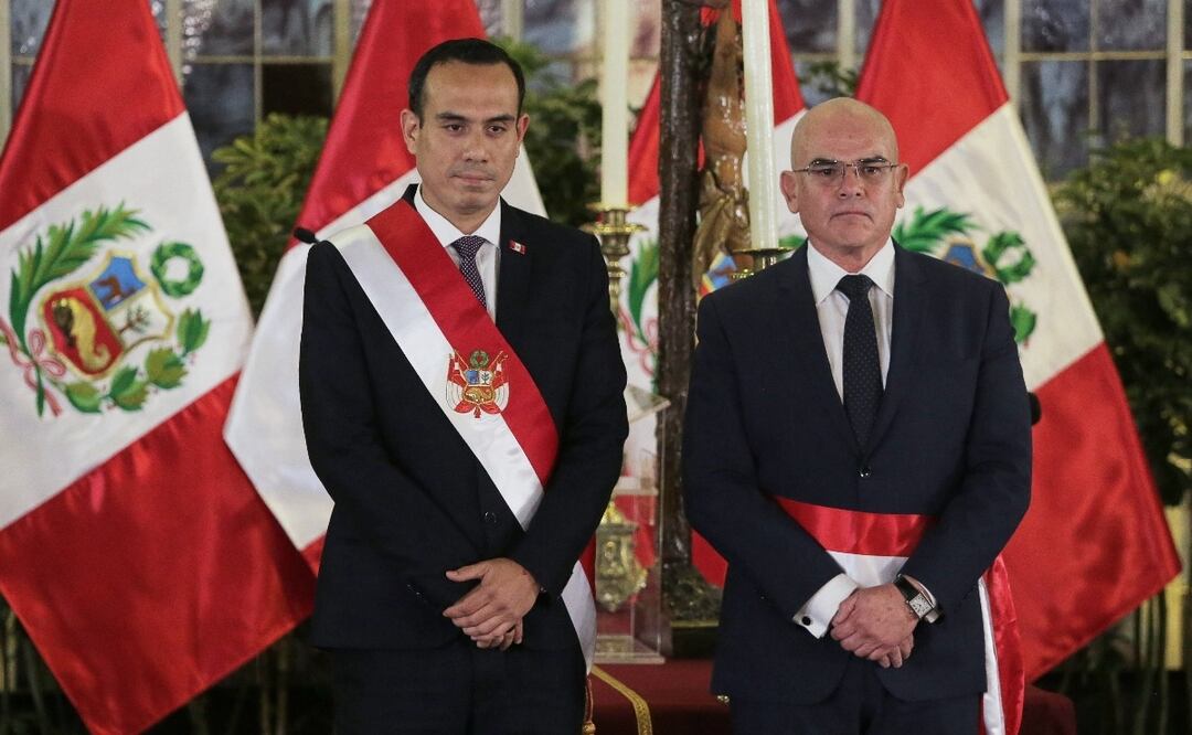 Presidente de Perú y el primer ministro de Perú Ernesto Álvarez. Foto: Especial