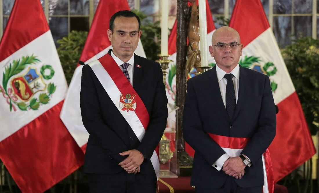 Presidente de Perú y el primer ministro de Perú Ernesto Álvarez. Foto: Especial