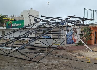 Se mantiene la alerta roja en Yucatán por paso de Beryl