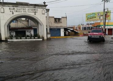 Lluvias provocan inundaciones en el Valle de Toluca
