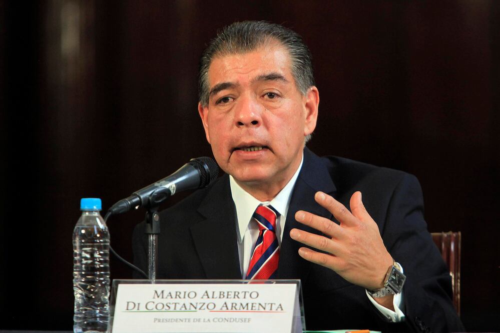 En la foto:  Mario Di Costanzo, presidente de la Condusef (ARCHIVO. ELUNIVERSAL)