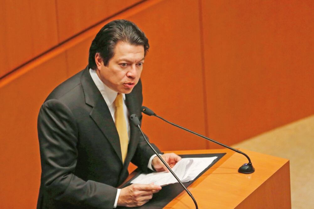 El senador Mario Delgado, simpatizante de Morena, dice que no le gustaría una Presidenta con las ideas de Felipe Calderón (ARCHIVO EL UNIVERSAL)