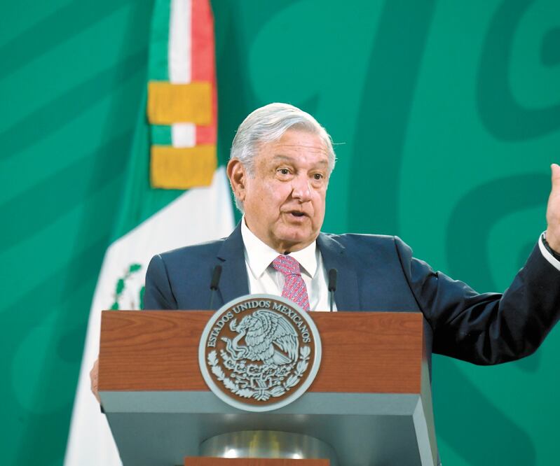El presidente Andrés Manuel López Obrador aseguró que la actuación del juez es atípica. Foto: ARMANDO MARTÍNEZ. EL UNIVERSAL