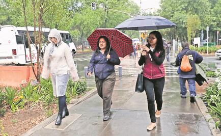 Meteorológico prevé tarde de domingo con lluvias en CDMX