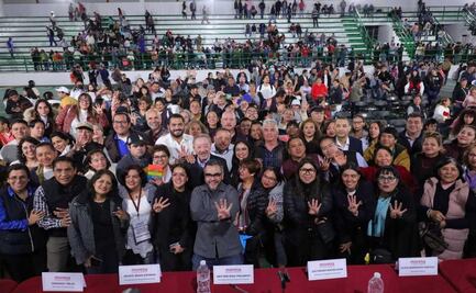 Morena realiza asamblea de simpatizantes en Magdalena Contreras; alcalde asegura que demarcación es "obradorista, claudista y clarista"