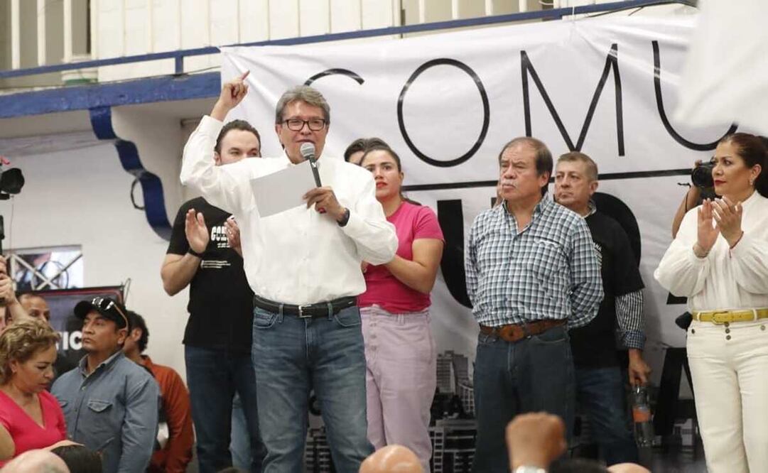 Monreal Ávila destacó la importancia de que el movimiento esté unido, cohesionado, y que la unidad sea la única que nos conduzca a mantener la esperanza. Foto: EL UNIVERSAL