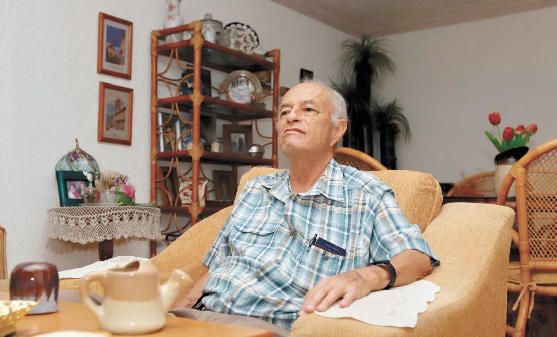 José David Aguilar Vega aparece como socio de la Administradora Cimatario SA de CV, pero él asegura que creyó firmar únicamente como testigo de unos documentos. Fotos: BERENICE FREGOSO. EL UNIVERSAL