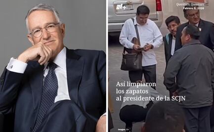 "¿Será que no se alcanzan los pies?"; Salinas Pliego lanza dardo a Hugo Aguilar luego de que colaboradores limpiaran sus zapatos