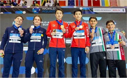 Diego Balleza y Randal Willars conquistan el bronce en el Mundial de Clavados de Berlín