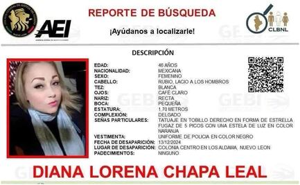 Reportan desaparición de mujer policía en Los Aldamas, Nuevo León; portaba su uniforme la última vez que fue vista