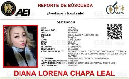 Reportan desaparición de mujer policía en Los Aldamas, Nuevo León; portaba su uniforme la última vez que fue vista