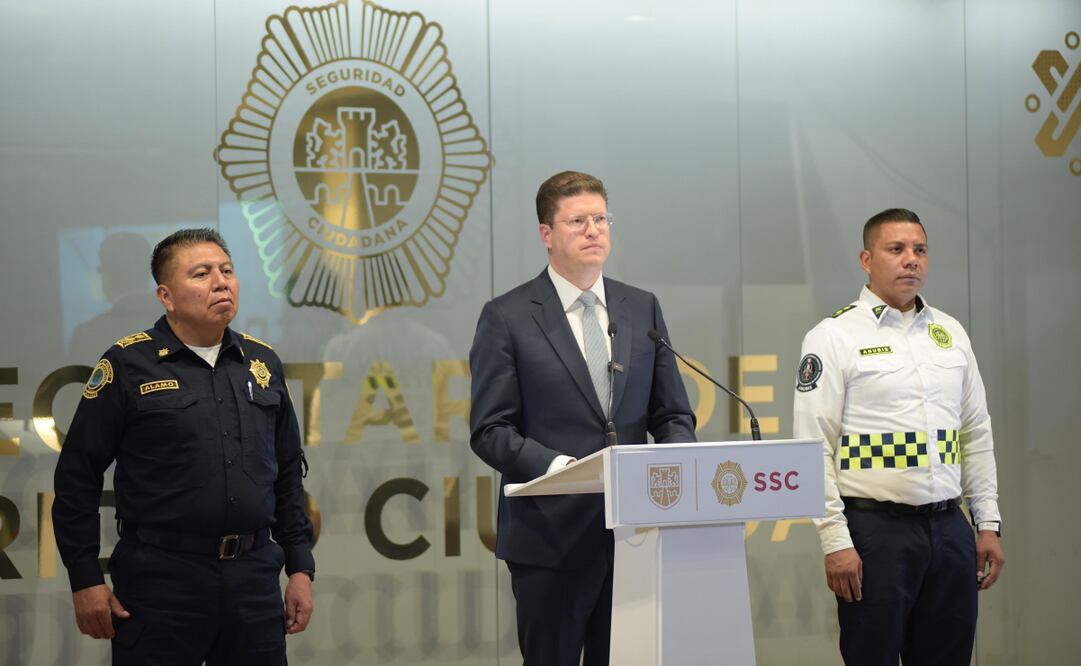 El secretario de Seguridad Ciudadana de la CDMX, Pablo Vázquez. Foto: Especial