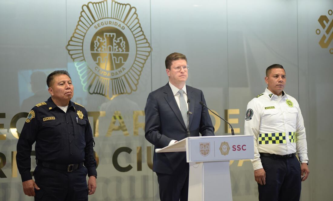 El secretario de Seguridad Ciudadana de la CDMX, Pablo Vázquez. Foto: Especial