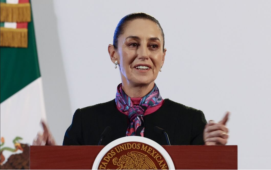 Claudia Sheinbaum, presidenta de México. Foto: EFE