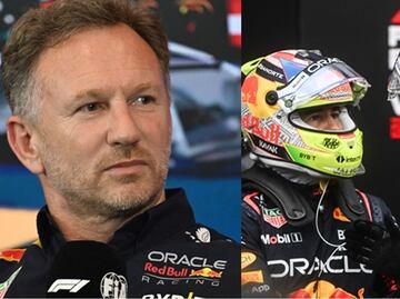 Defiende Christian Horner a Checo Pérez, tras protagonizar pelea con Max Verstappen: "Quizás no lo vio"