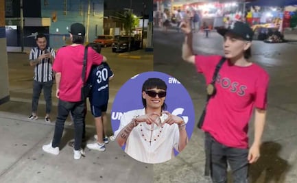 Video: Confunden a joven con Peso Pluma durante partido en estadio Jalisco; le piden fotos y saludos