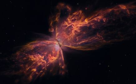 La Nebulosa Mariposa,  una "cuna de estrellas bebé": NASA