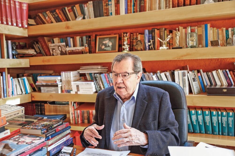 Porfirio Muñoz Ledo Candidato plurinominal a la Cámara Baja (YADÍN XOLALPA. EL UNIVERSAL)