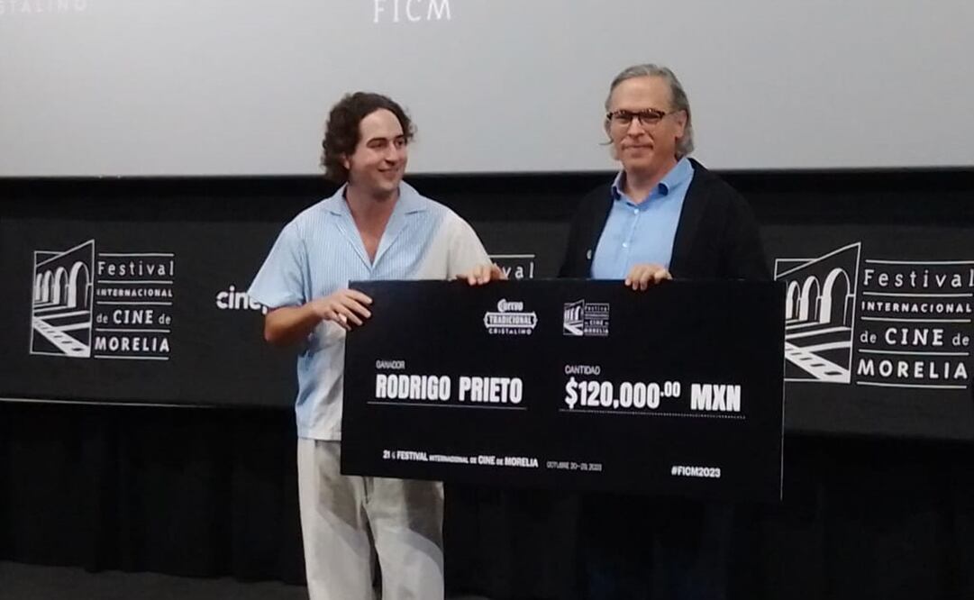 El cineasta mexicano fue reconocido por su trayectoria durante el FICM. Foto: César Huerta/ EL UNIVERSAL