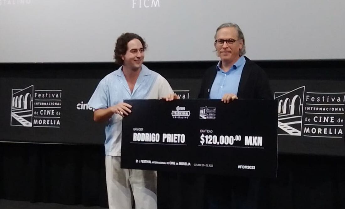 El cineasta mexicano fue reconocido por su trayectoria durante el FICM. Foto: César Huerta/ EL UNIVERSAL