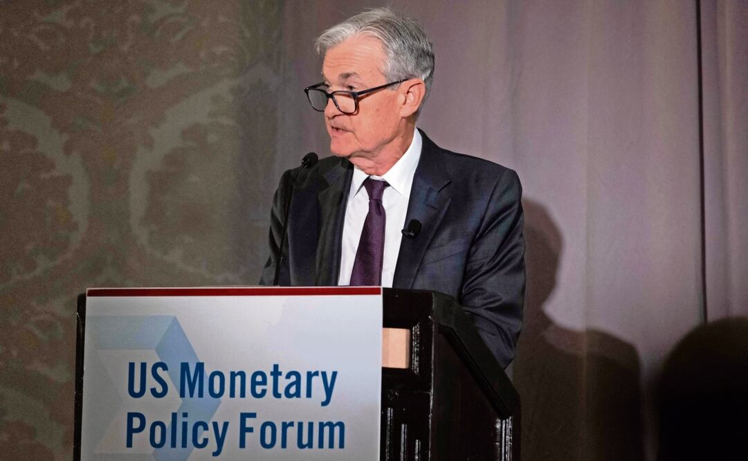 Jerome Powell, presidente de la Reserva Federal de EU. Foto: AFP/Archivo
