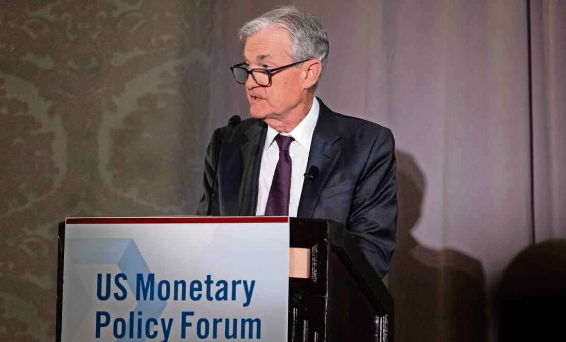 Jerome Powell, presidente de la Reserva Federal de EU. Foto: AFP/Archivo