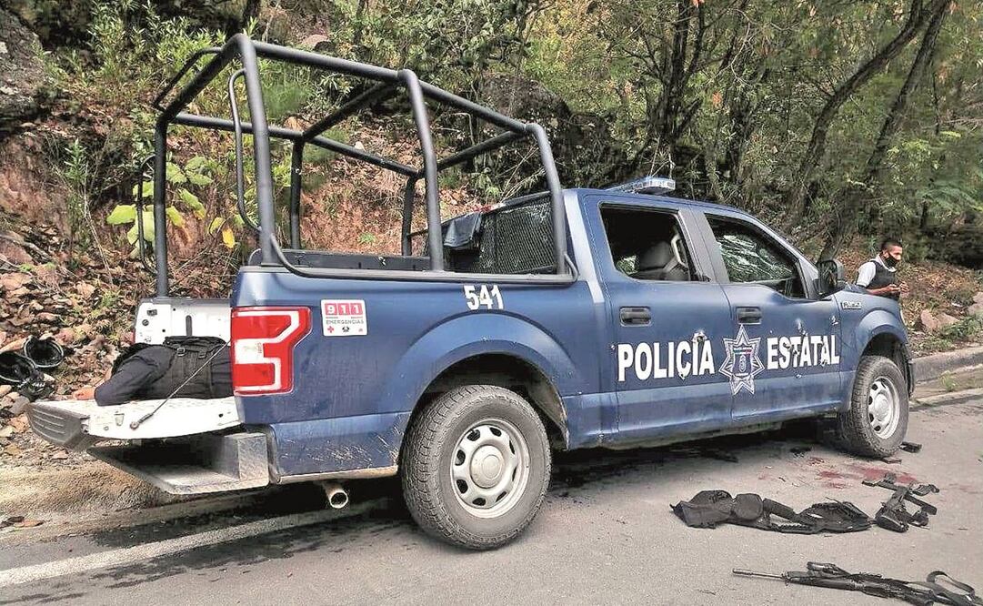 Los militares fueron atacados en la carretera Taxco-Tetipac. Foto: ESPECIAL
