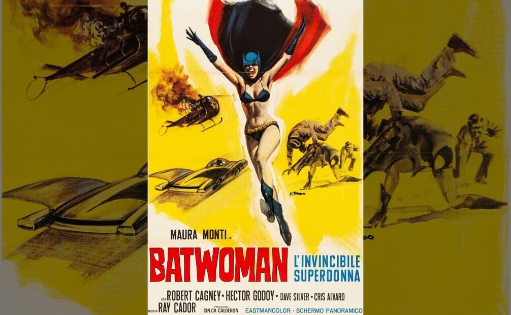 Cartel italiano de “Batwoman: L'invincibile superdonna” o “La supermujer invencible”. Foto: IMDb.
