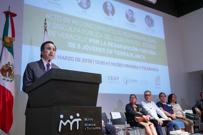 Cuitláhuac García se disculpa por desaparición forzada en caso Tierra Blanca