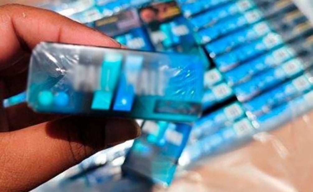 Cigarros decomisados en Manzanillo, Colima por la Agencia Nacional de Aduanas de México (ANAM) y el Gabinete de Seguridad del Gobierno de México. Foto: Especial