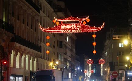 París se adorna para celebrar Año Nuevo chino