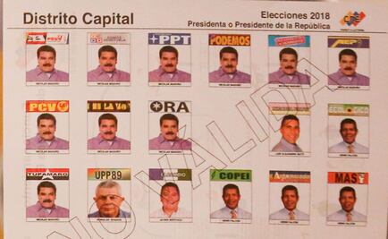 Entérate. ¿Por qué Maduro está 10 veces en la boleta electoral?