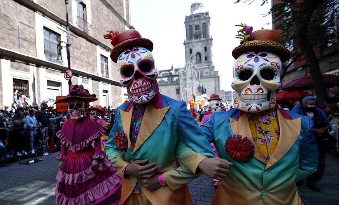 Día de Muertos en CDMX. Foto: EFE