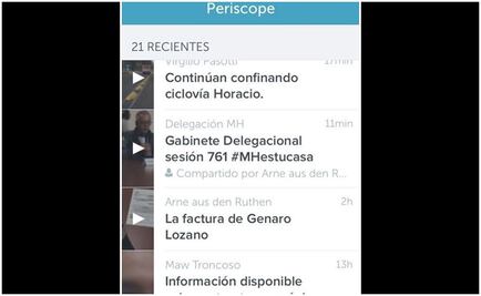 Documentan 7 casos de uso de Periscope por autoridades