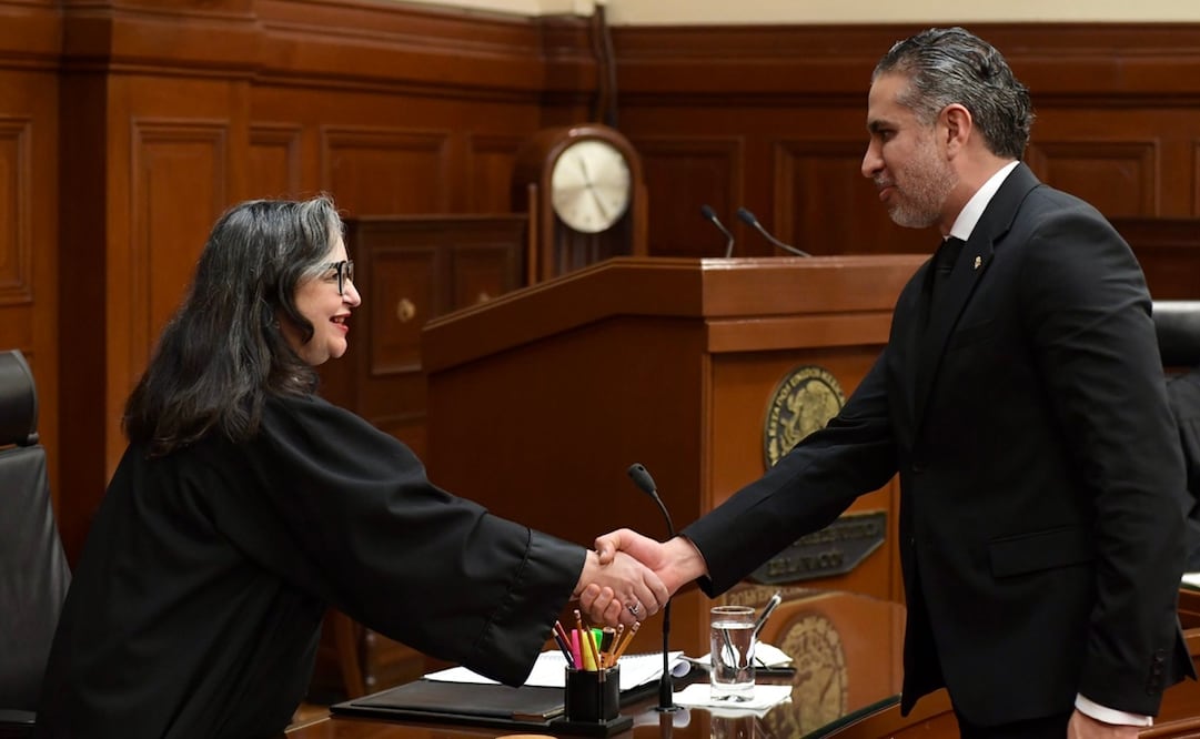 Juan Pablo Gómez Fierro rindió protesta como magistrado de Circuito. Foto: X @JPgomezfierro