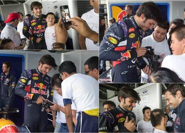 F1: Sainz convive con adolescentes con Síndrome de Down