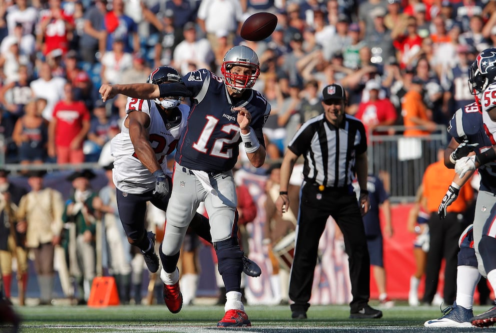 REUTERS. Brady en partido ante Texans