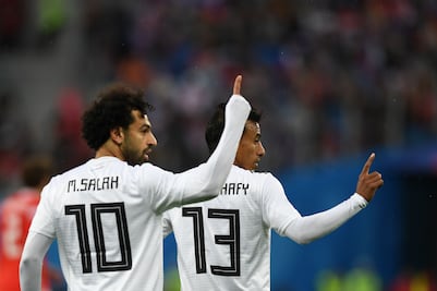 El gol de penal de Mohamed Salah en el Rusia 3-1 Egipto
