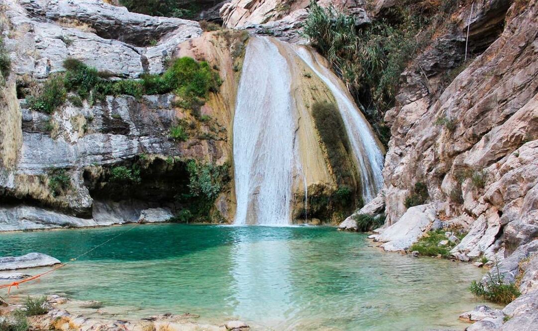 Hay que caminar 2 kilómetros para llegar a las cascadas. Foto: huehuetlanelgrandeoficial.gob.mx